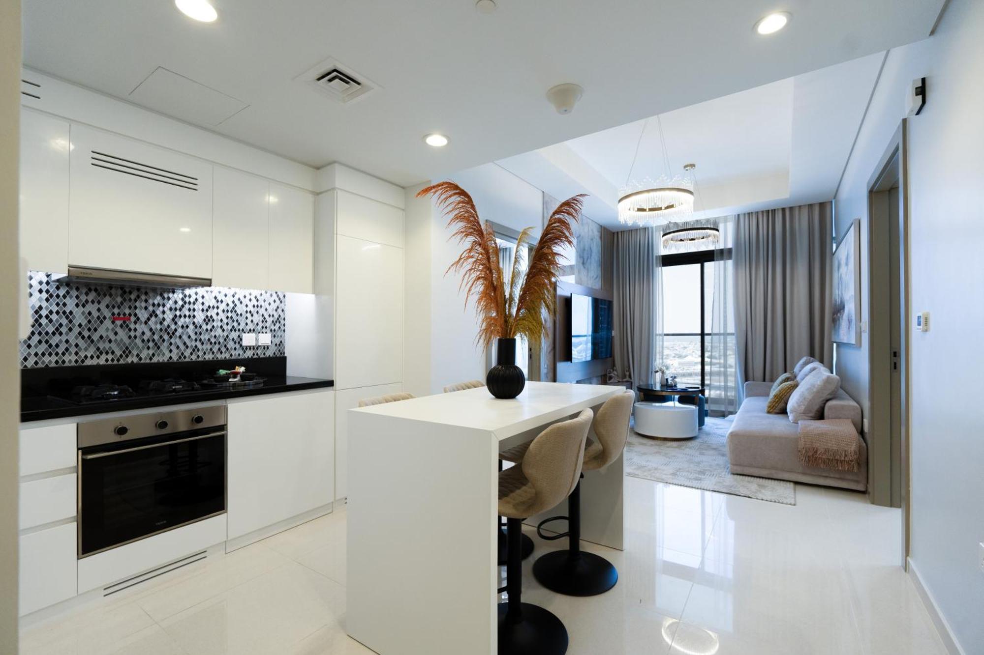 Apartment Keyrock Living - Elegant With Views Dubai